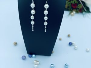 Boucles d’oreilles perles en verre